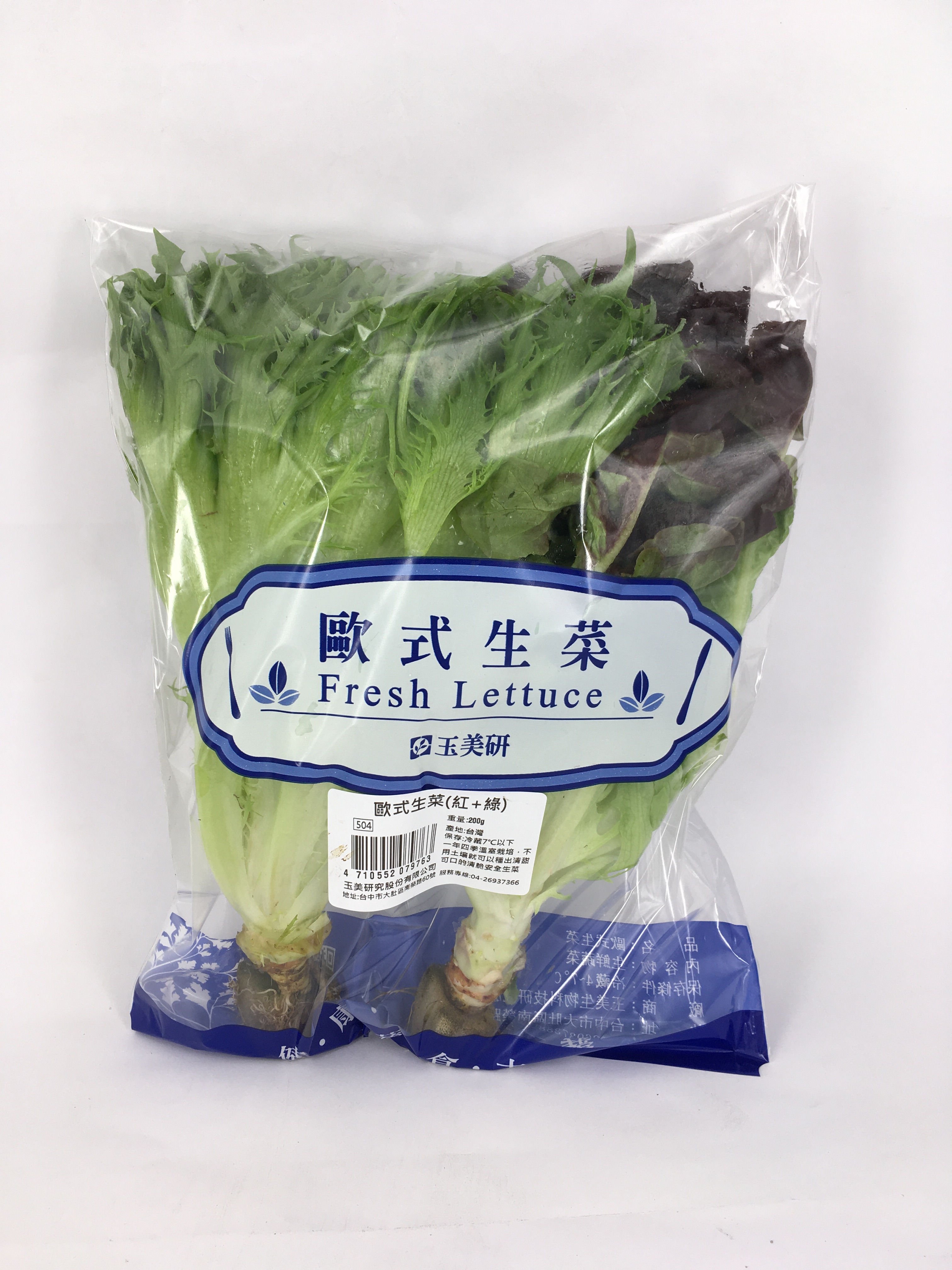 菜霸子X玉美歐式生菜(紅搭綠)200G