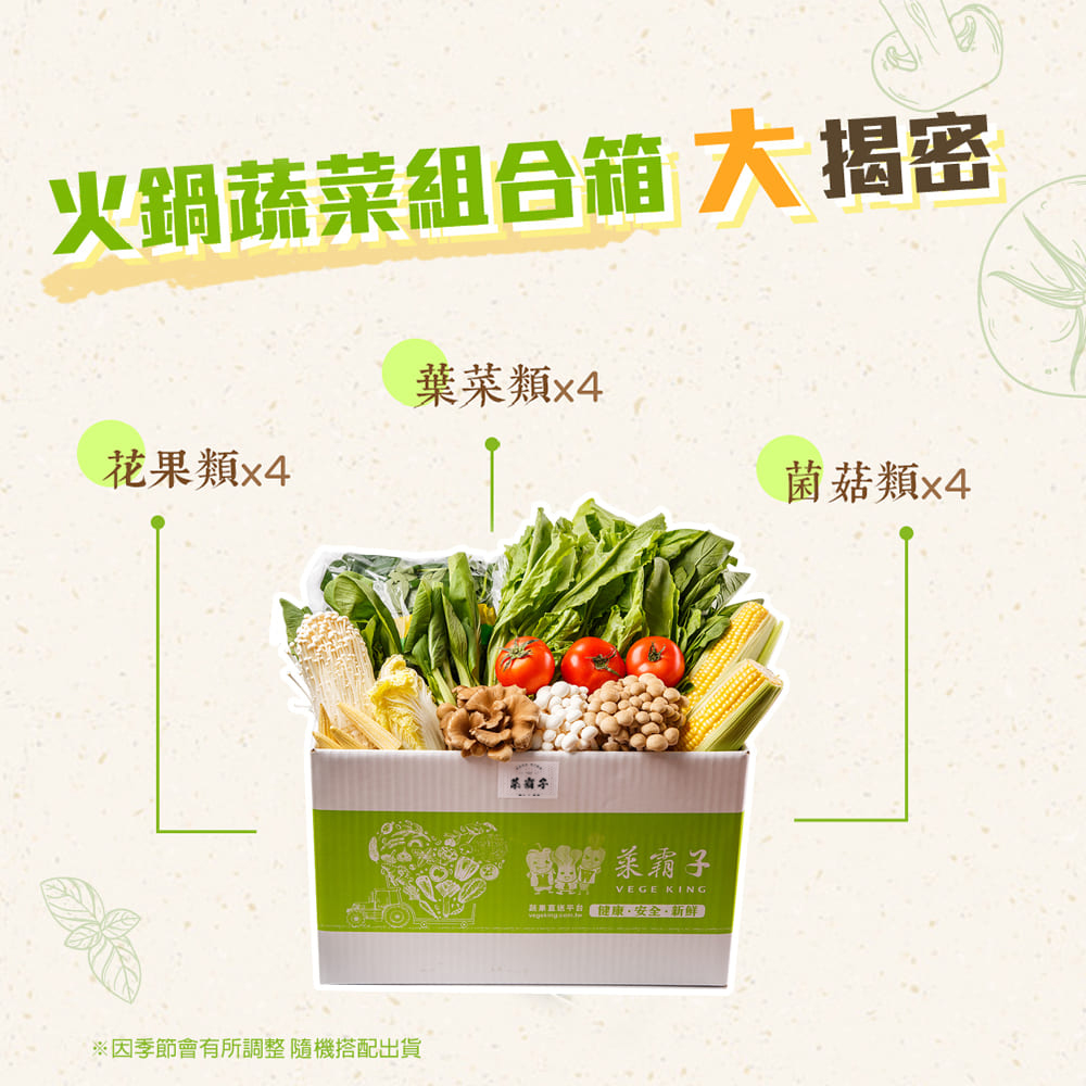 火鍋蔬菜組合箱
