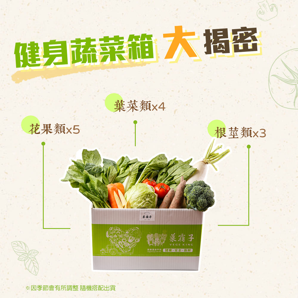 健身蔬菜組合箱