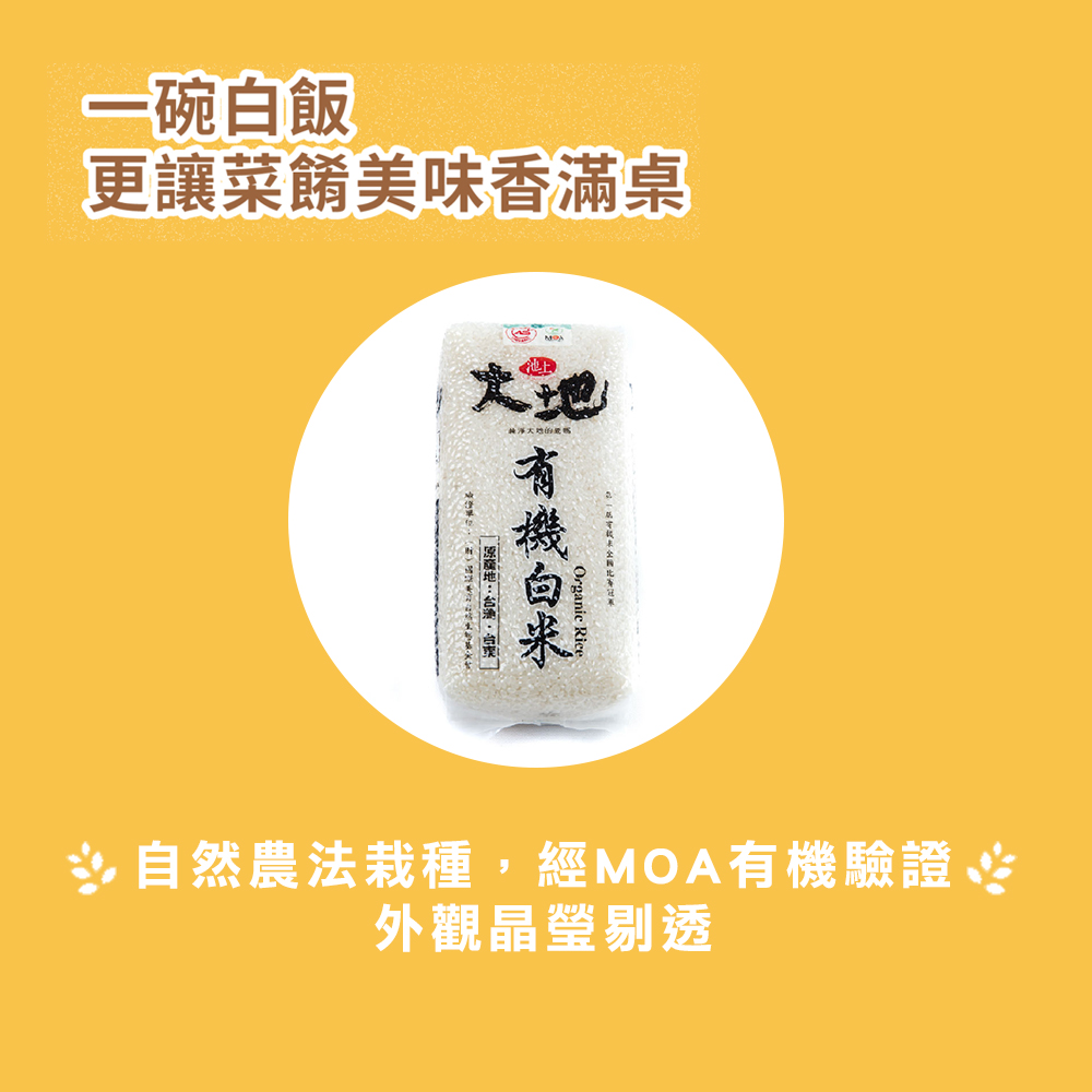 【共好糧倉】池上大地有機白米