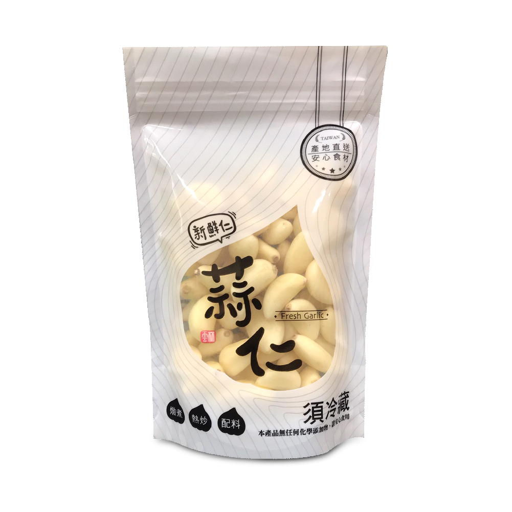 菜霸子嚴選鮮藏蒜仁 50g(±10%) /袋